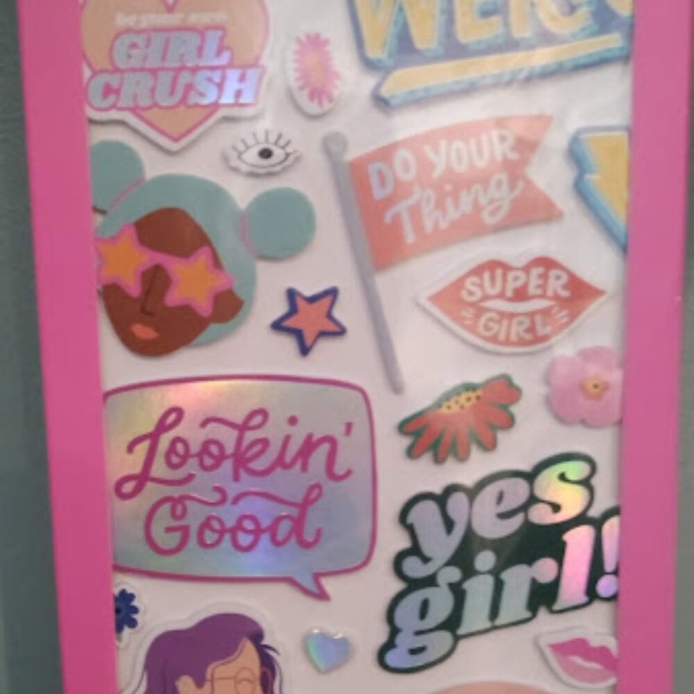 Damask Love Girl Power Stickers 288 Piece Set